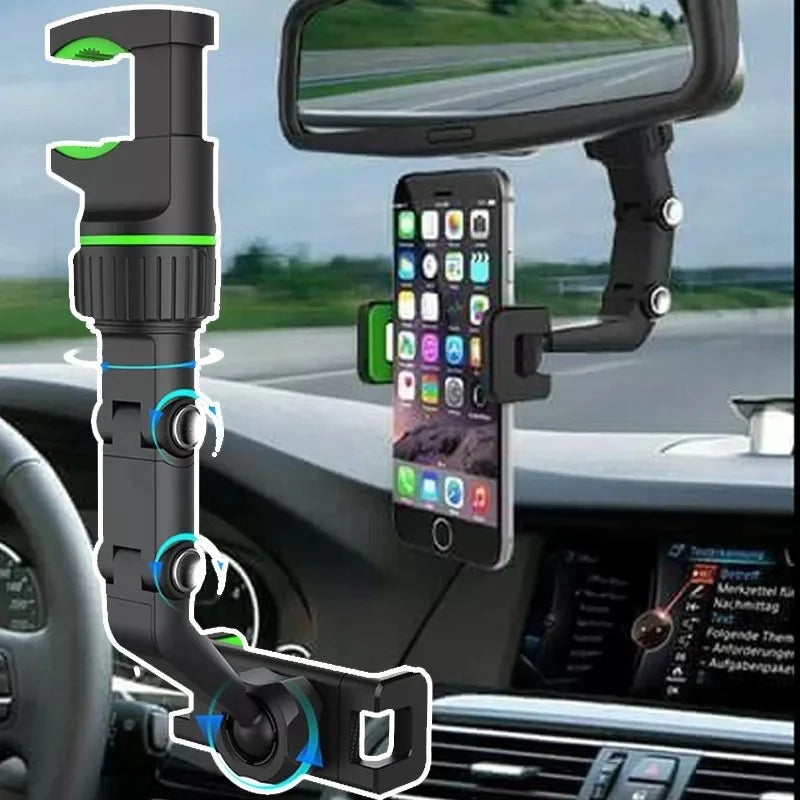 Suporte Para Celular Veicular Encaixe Retrovisor 360° Carro