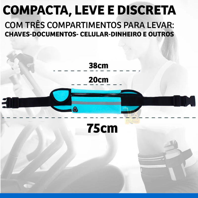 Pochete Esportiva de cintura porta celular , garrafa utensílios para Corrida